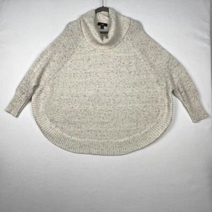 AGB Women's Size 1X Cowl Neck Scoop‎ Hem Sweater